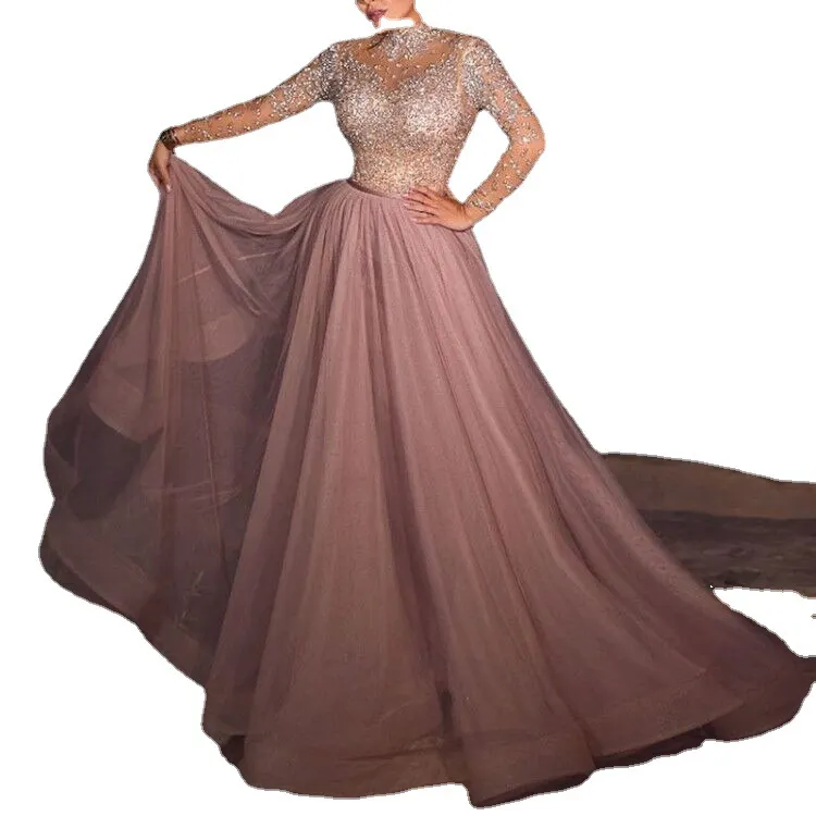 Womens Club Dress Sparkly Sequin Chiffon Gown Sheer Evening Party Dress  Elegant Casual Wedding Clothes From Julia_dress, $39.38 | DHgate.Com