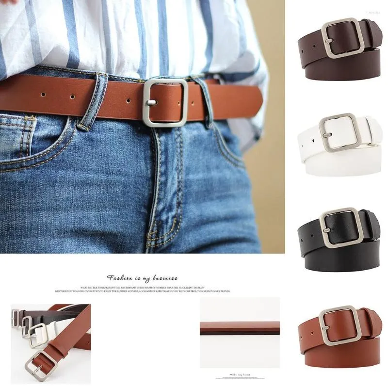 Belts Leather Suite Men Decorative Belt Fashion Ladies Trend Buckle Wild Solder