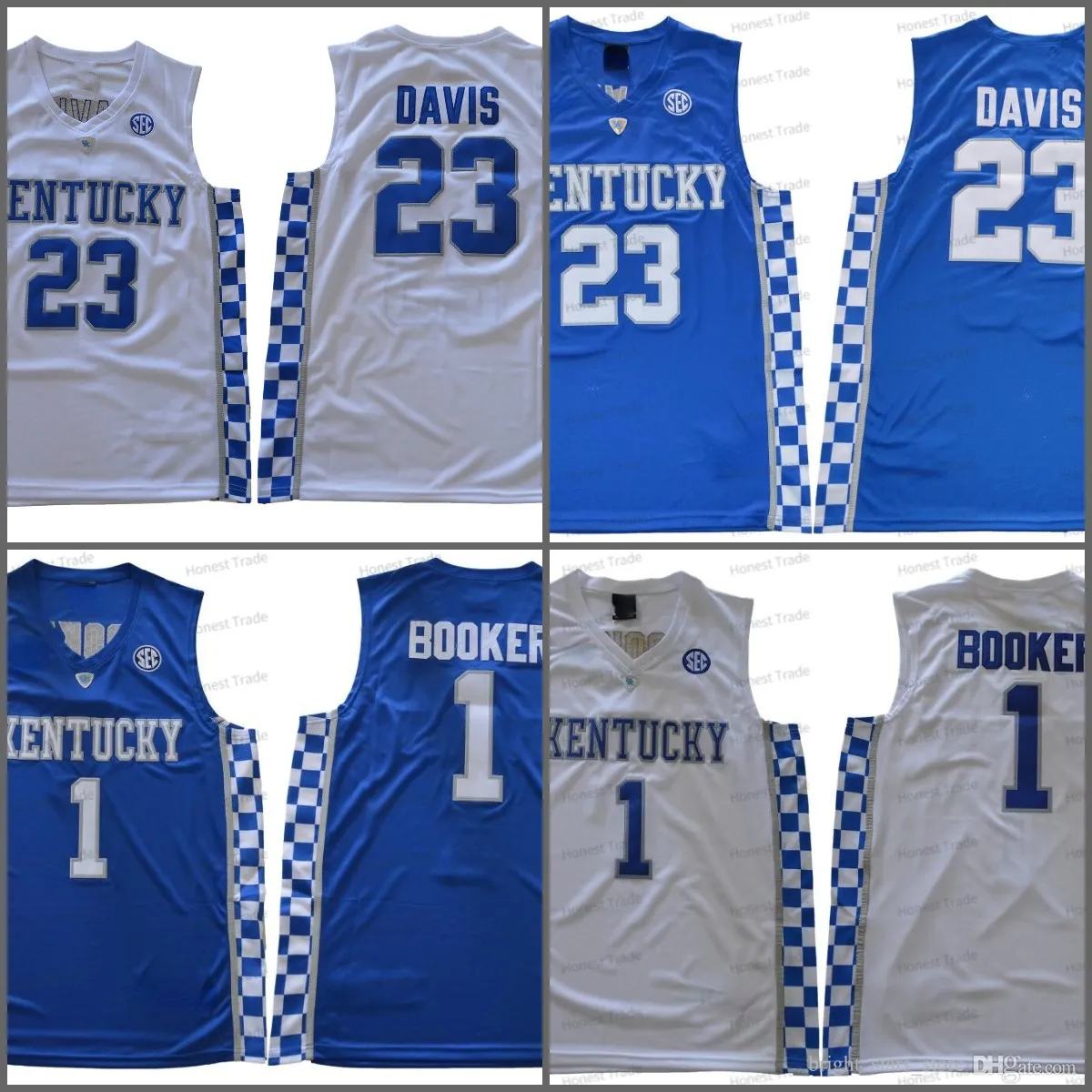 Ncaa Basketball Jersey 23 Anthony 1 Devin Davis Booker College State High School Mens Jerseys