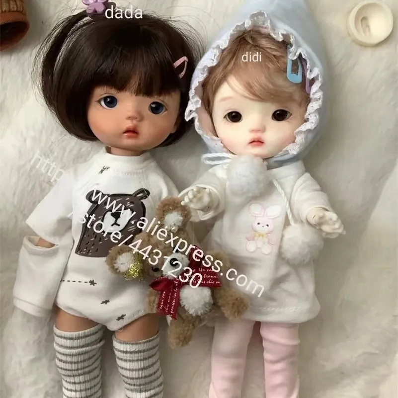 Куклы 1/8 Didi Dada BJD Ball-Juted Colls для девочек DIY Eye Action фигурные аниме-силиконовая смоля игрушка 220930