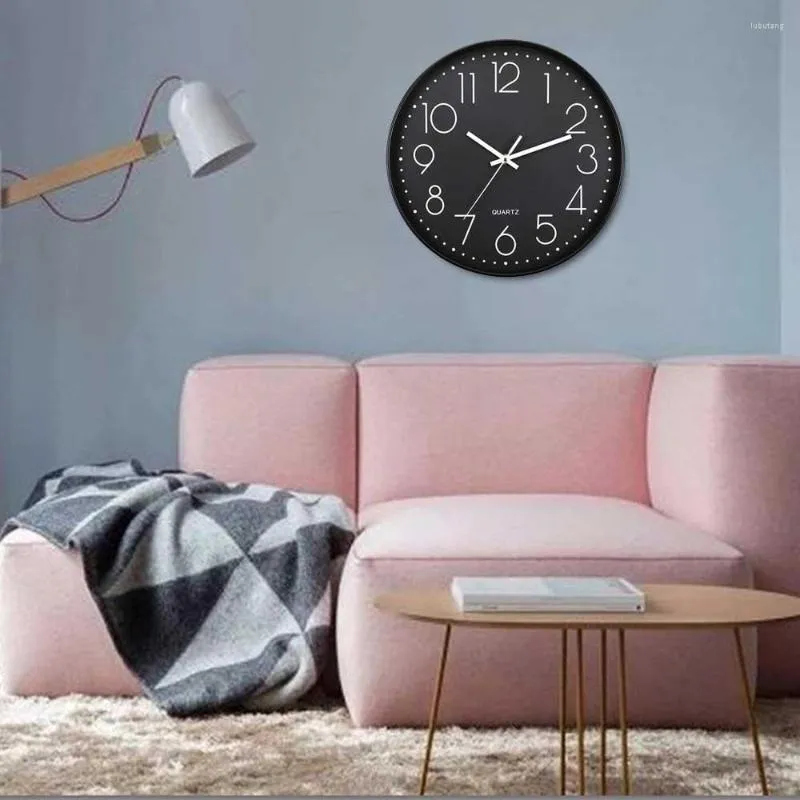 Zegary ścienne proste okrągłe wielokolorowe zegar kwarcu nowoczesny kreatywny design dom domowy sypialnia sypialnia cicha moda Warzy zegarek na ścianie