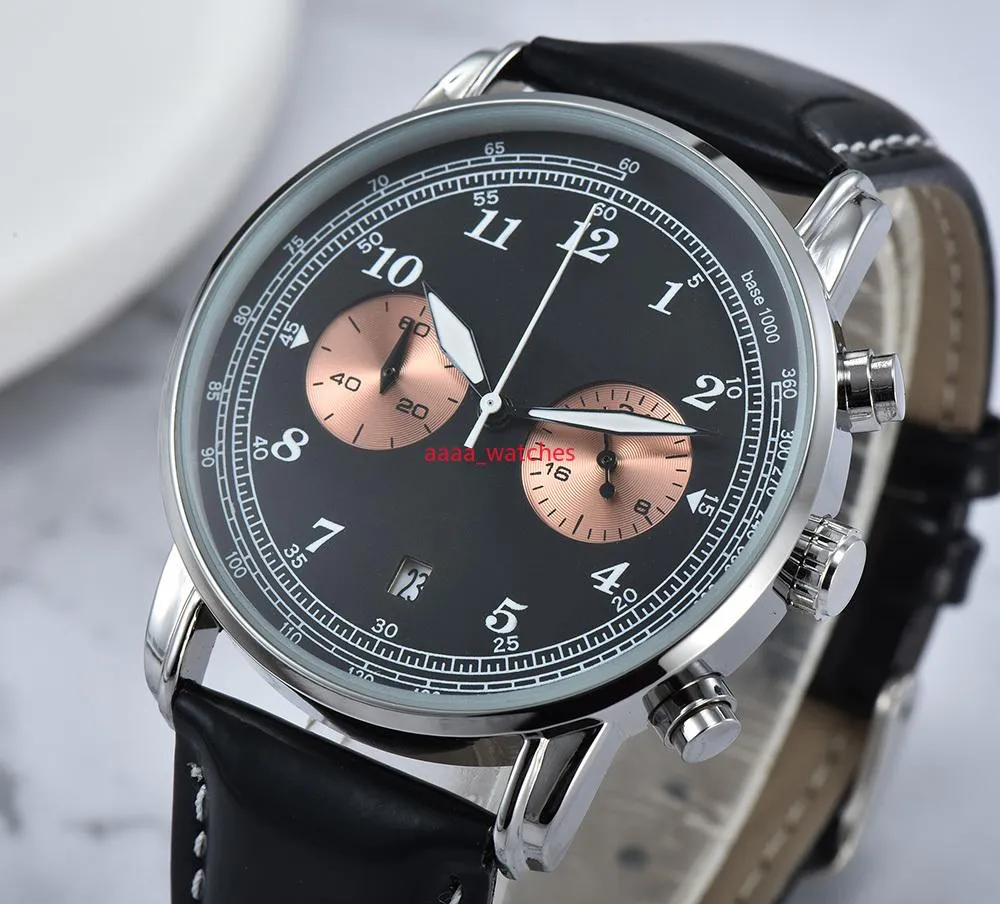 2022 nouvelle marque de mode montre pour hommes calendrier de loisirs quartz affaires sport horloge magasin d'usine