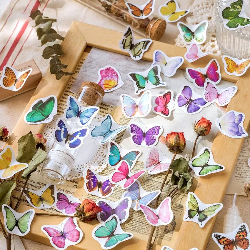 Gift Wrap Scrapbooking Decor Sticker Beautiful Adhesive Decorative For Diy Gifts Packaging Notebooks Crafts Supplies