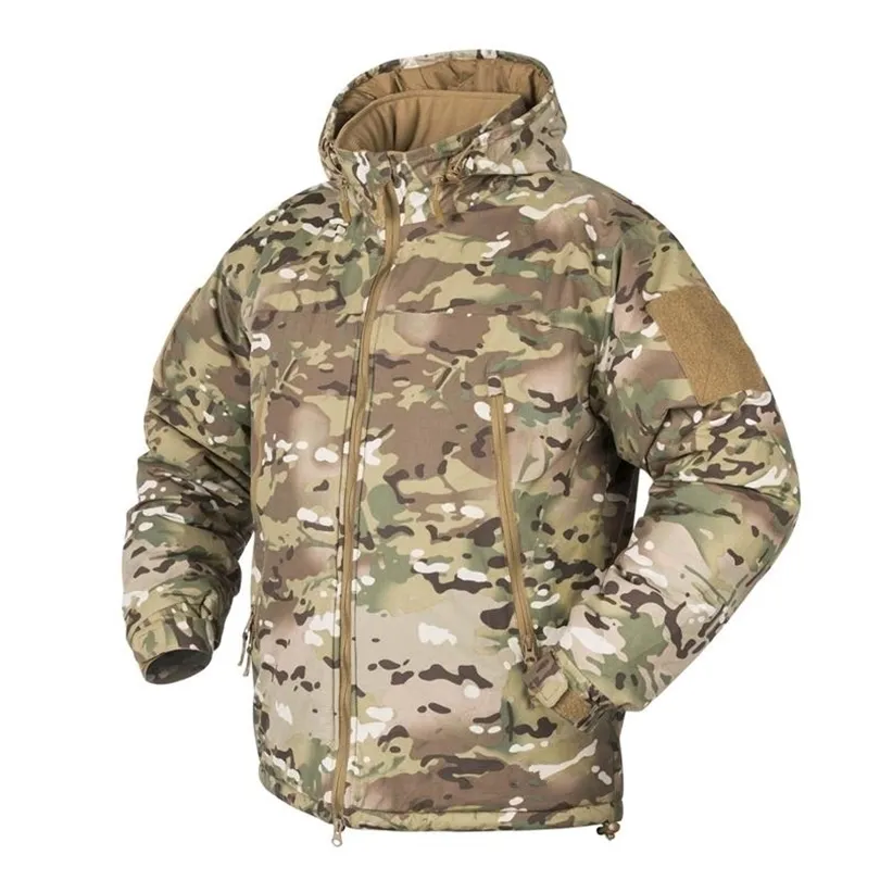 Vestes pour hommes Polar L7 hiver chaud coupe-vent imperméable militaire tactique chasse camping randonnée vers le bas combinaison de ski rembourrée froid extrême 220930