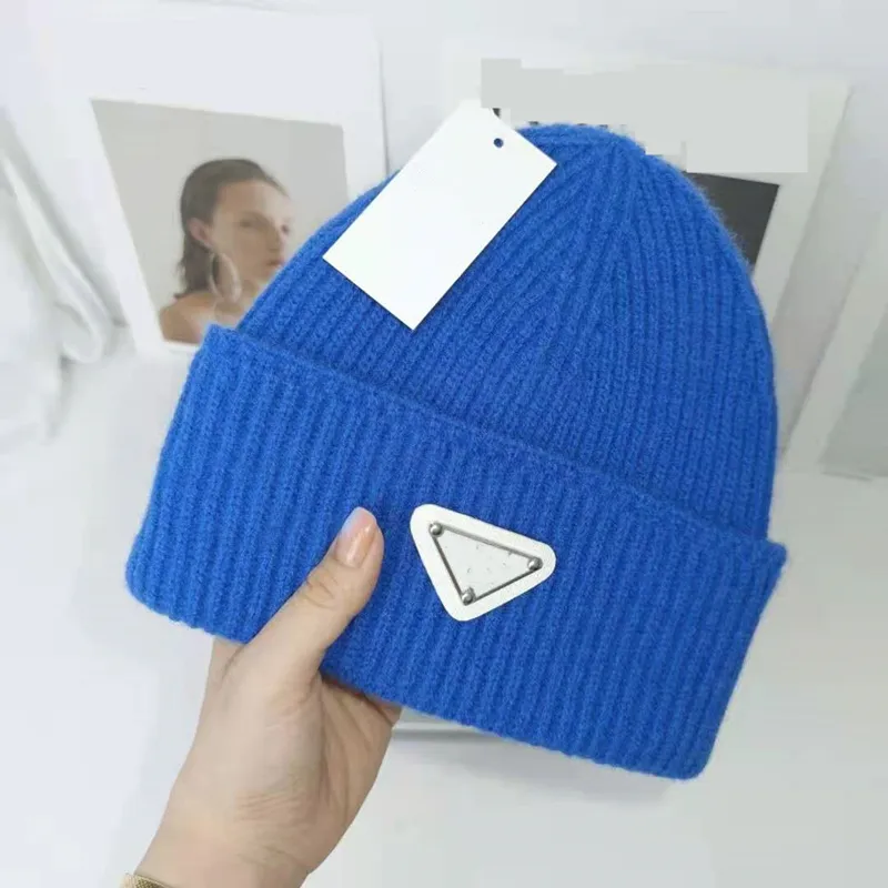 Designer de marca de malha de luxo Beanie cap.