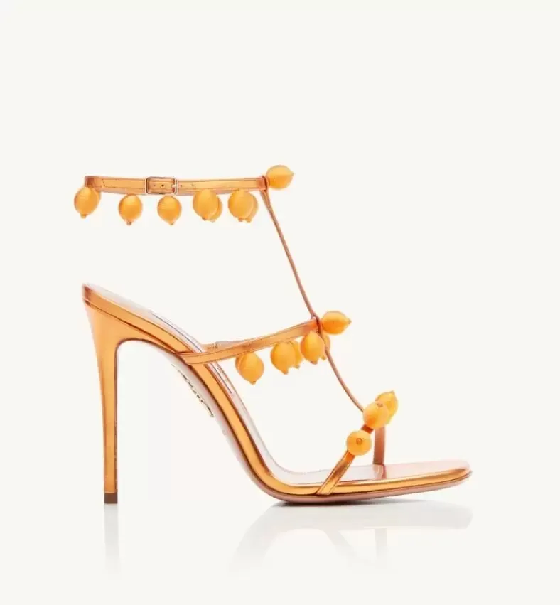 Luxury Elevated Lady Sandals With Pompom Embellished Suede And Box Cha