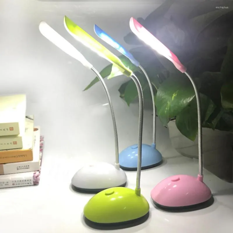 Lampade da tavolo Lampada da scrivania a LED Pieghevole Comodino Lettura Studio Luce notturna per bambini Decorazione desktop alimentata a batteria