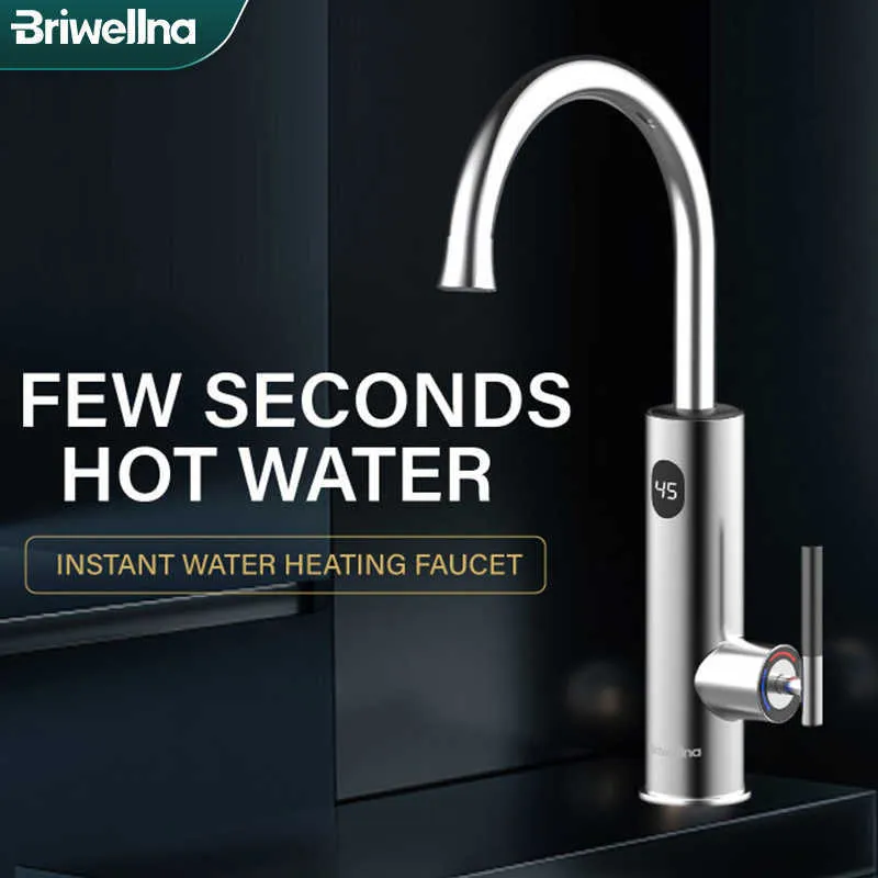 Space Heaters Briwellna Electric Water Heater 220V 2 In 1 Kitchen