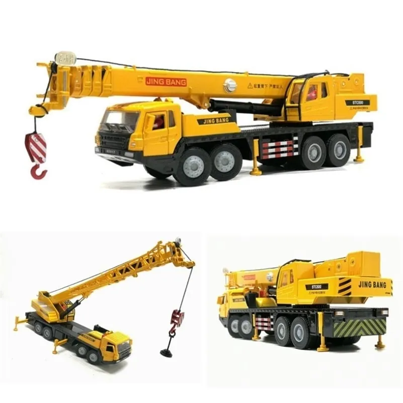 Diecast Model car High simulation 1 50 alloy engineering crane children's toys collection gifts 220930