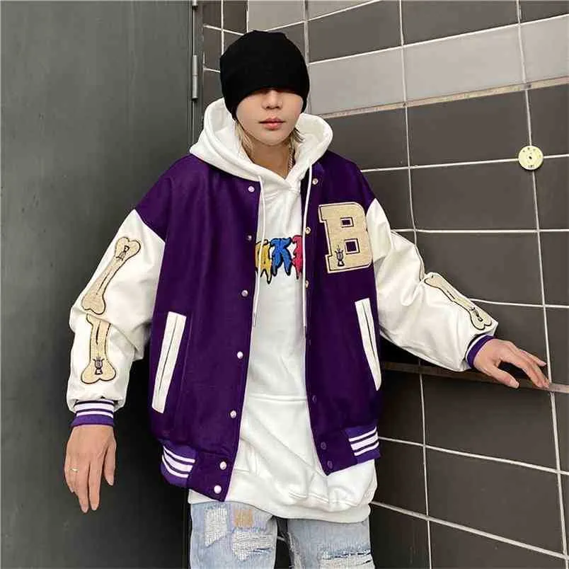 Mens Designer Varsity Baseball Jacket Män kläder Kvinnor Bomberrockar Harajuku Japanese Racer Streetwear Motorcykelrockar YH