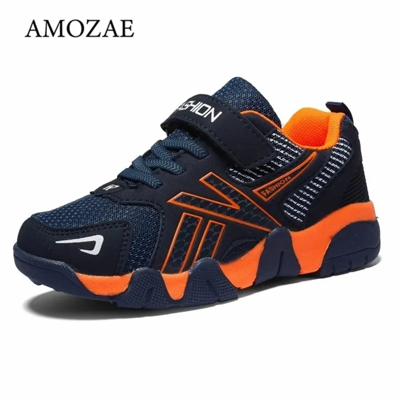 Детские кроссовки Детская обувь для девочек Спортивная теннисная повседневная обувь для бега Мальчики Сетчатая кожа Tenis Infantil Menino Sneaker 220811