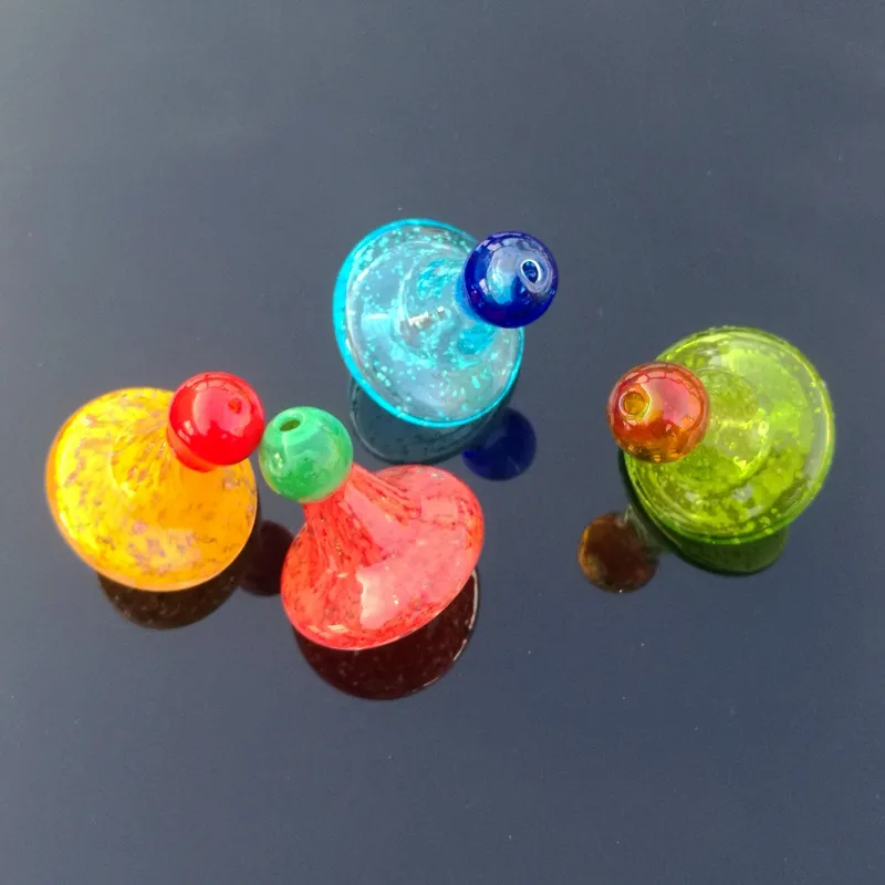 Coloré Heady Verre Cactus Lueur Dans L'obscurité UFO Carb Cap Dôme Accessoires Pour Fumer Pour Quartz Banger Ongles Bongs En Verre Conduites D'eau Dab Rigs