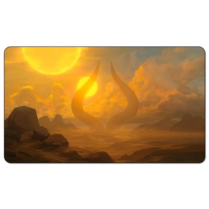Magic Board Game PlaymatApproach of the Second Sun 60 35cm taille Table Mat Mousepad Play Matwitch fantaisie occulte femme sombre wizar2663