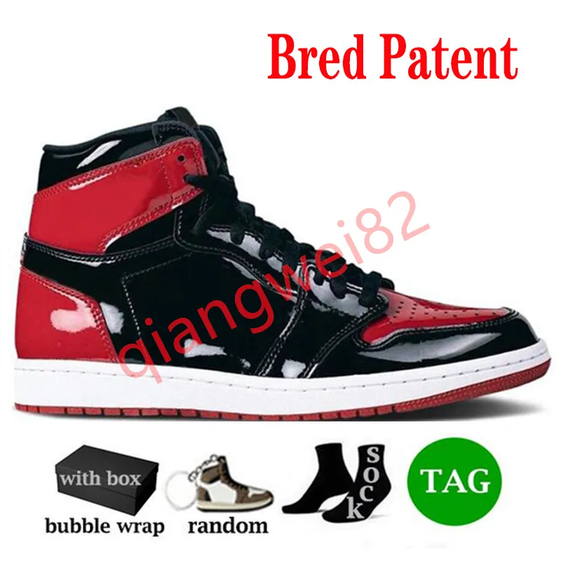 Jumpman 1 OG 1s Mens Basketball Shoes Patent Leather Sneakers Trainers ...