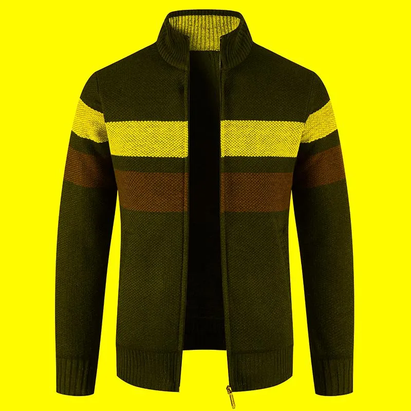 Мужские свитера мужская лоскутная пиджак