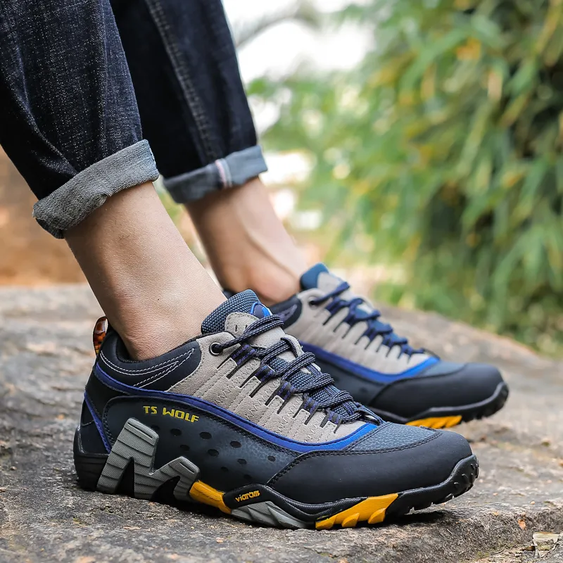 High Quality Outdoor Sport Hiking Shoes Men Women Trail Trekking Genuine Leather Mountain Climbing Waterproof Sneakers 220811