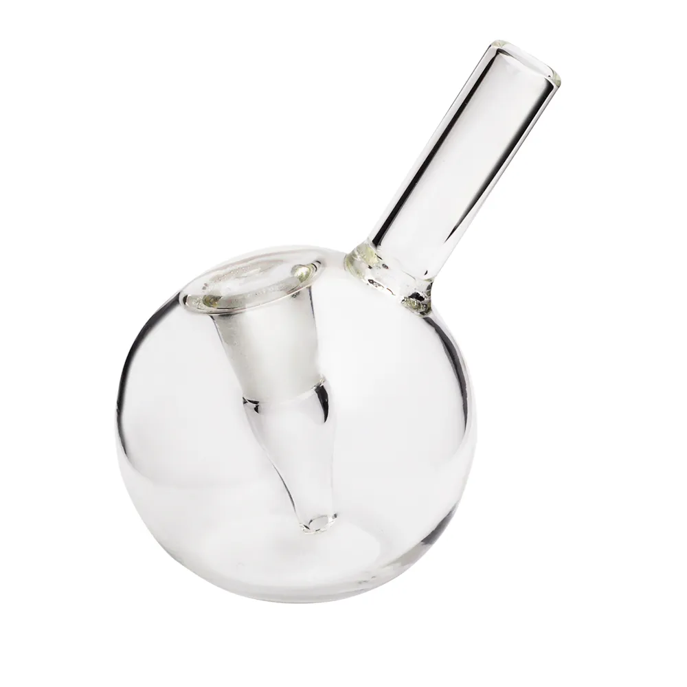 Portable Globe 10mm Femme Poche Verre Bubbler Pipe À Eau Bong Fumeur accessoire Osgree