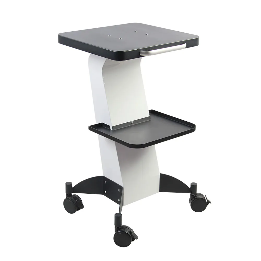 Alloy Spa Trolley With Wheels And Storage Tray For Hair Salon And