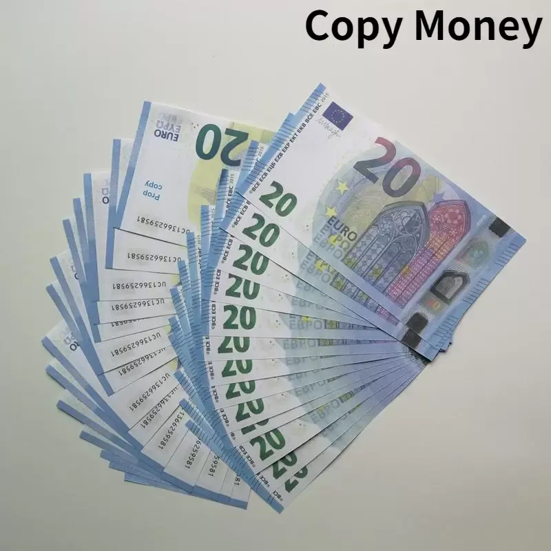 Copia de dinero Prop euro dólar 10 20 50 100 200 500 suministros de fiesta Fake Movie Money Billets Play Collection Regalos Decoración del hogar GAM92990524RYC