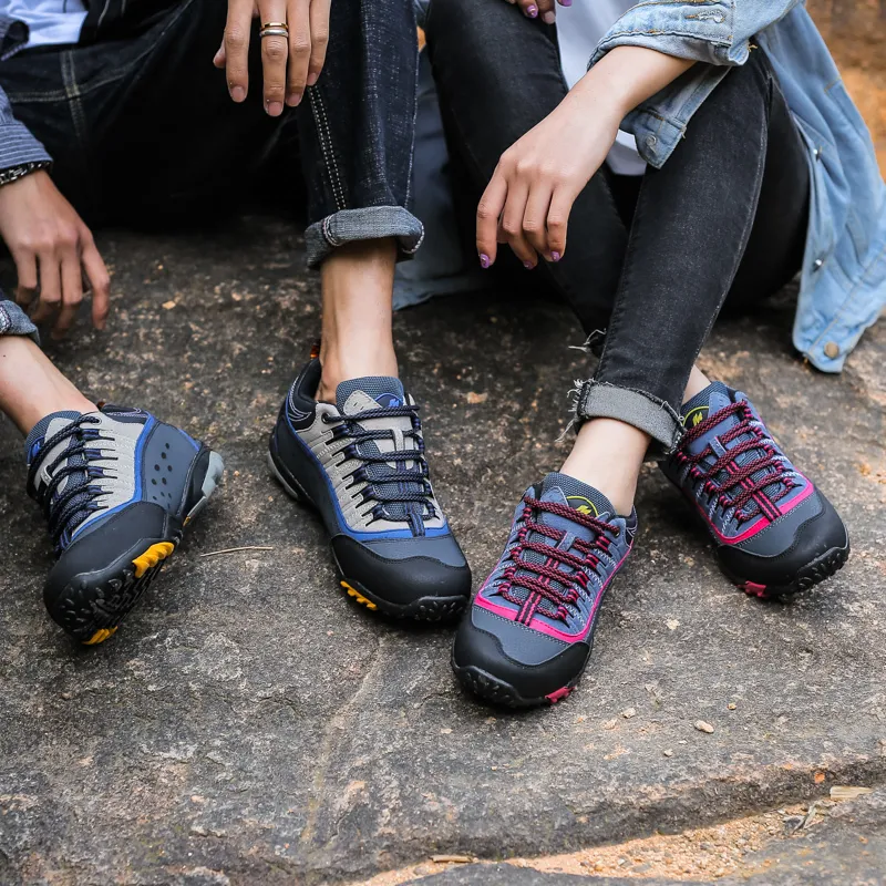 High Quality Outdoor Sport Hiking Shoes Men Women Trail Trekking Genuine Leather Mountain Climbing Waterproof Sneakers 220811