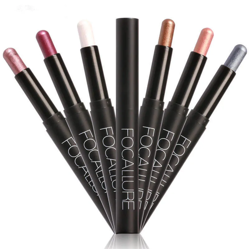 Shimmer Eye Shadow Stick Brightener Highlighter Eyes Liner Pencil Long Lasting Waterproof Eyeshadow MakeUp