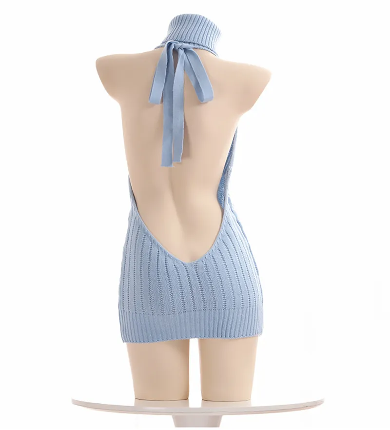 Backless Turtleneck Sweater: Sexy Open Chest Knit... From Kai03, $13.48 |  DHgate.Com