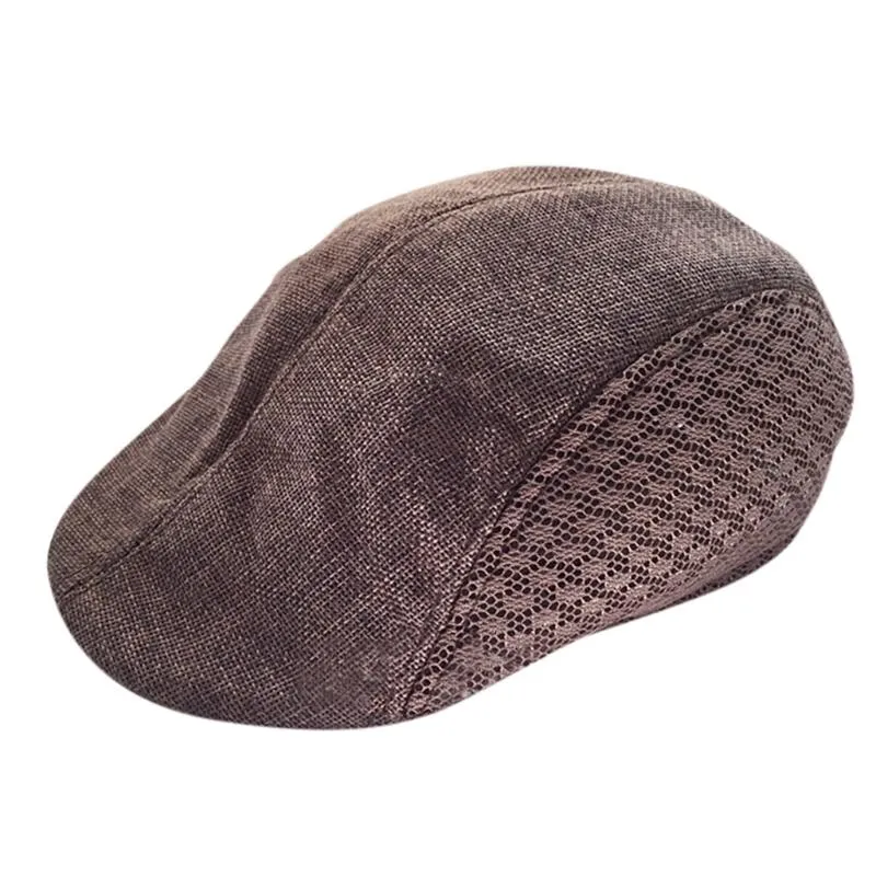 Visors Men's And Women's Linen Autumn Comfortable Breathable Mesh CapVisors