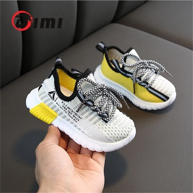 DIMI Spring Children Shoes Boys Girls Sport Breathable Infant Soft Bottom Non Slip Casual Kids Sneakers 220811