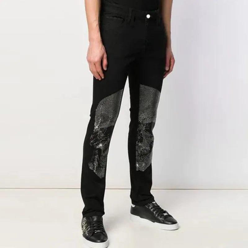 Jeans para hombres Pantalones de mezclilla de mezclilla
