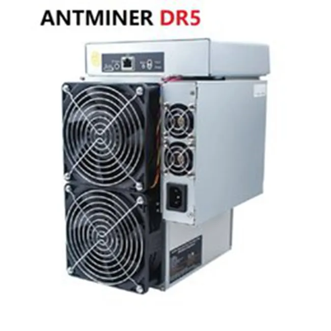 Antminer DR5 34th/s 1800W Bitmain ASIC Miner voor mijnbouw bitmain mining DR5 Blake256R14 -algoritme voor DCR