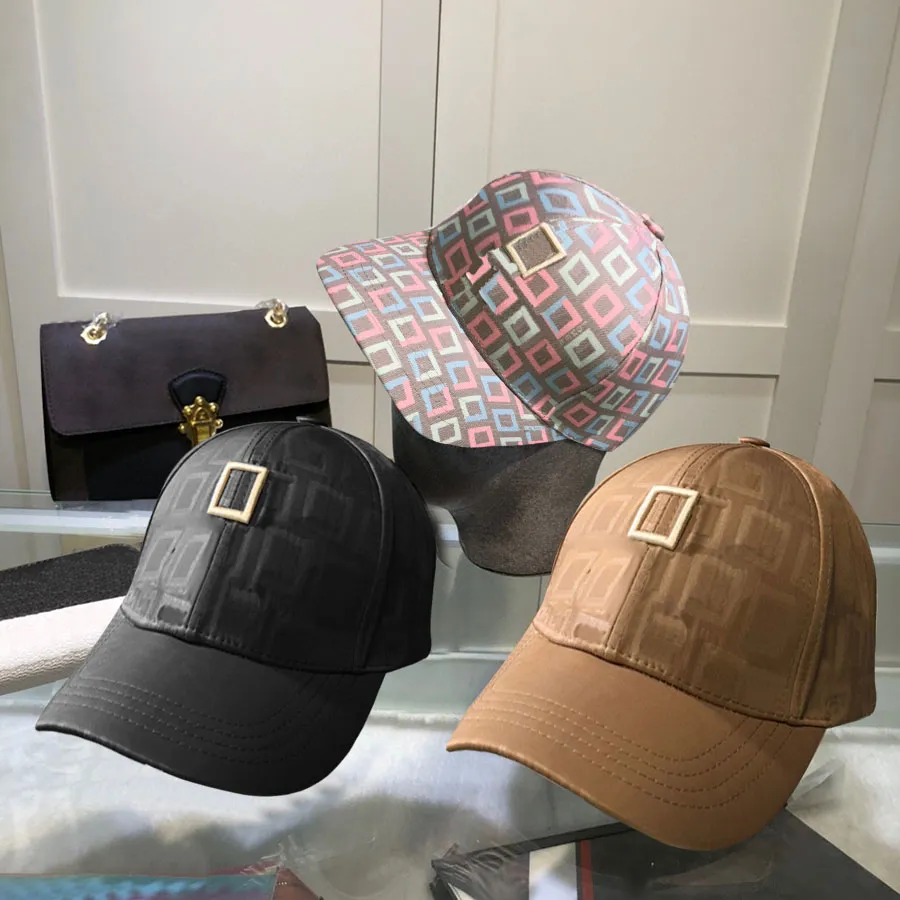Mode Ball Caps Designer Sommerkappe farbenfrohe Hüte für Frau 3 Farben Top Qualität