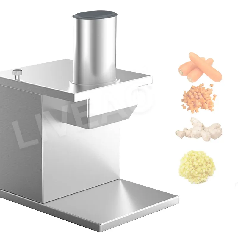 Electric Kitchen Vegetable Carrot Diced Fruit Potato Diced Machine Tabletop Onion Ring Pellet Cutter