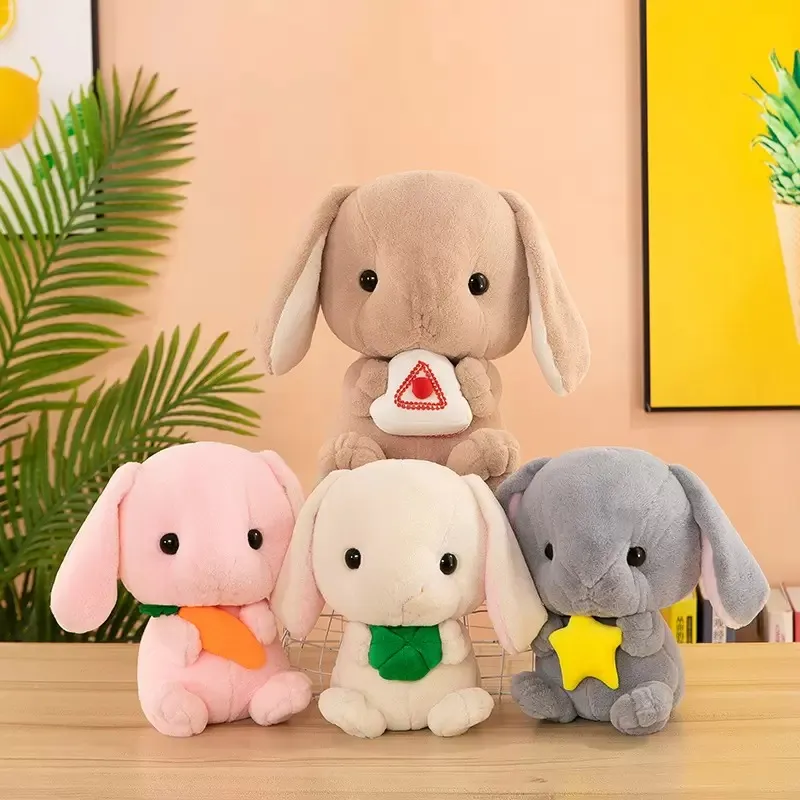 Jouets en peluche mignon Lop lapin en peluche poupées filles cadeau d'anniversaire poupée usine en gros