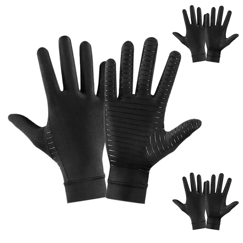 Guantes de ciclismo Artritis Compresión Mujeres Hombres Aliviar el dolor de manos para escribir Soporte de articulaciones Soporte diario Ciclismo Ciclismo