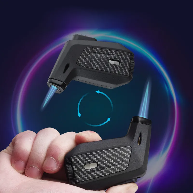 cigarette lighter gadgets Metal Gas Torch Lighter Windproof Cigarette Lighter for Men with 1300°F  Flame from Dhgate Lighters