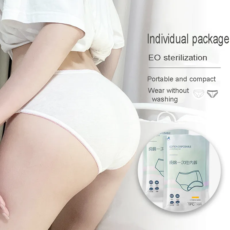 Home Clothing Disposable Panties Ladies Maternity Confinement Postpartum  Sterile Shorts 5 Size Non-woven Underpants Convenient Travel Pantiess YF0080