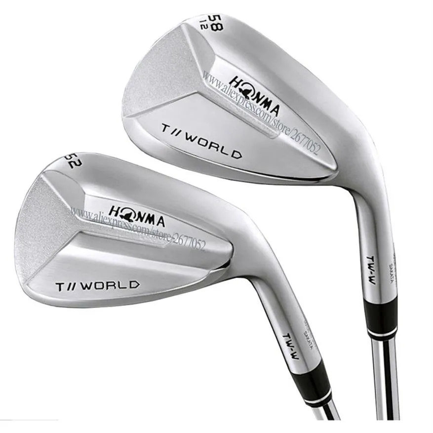 新しいゴルフクラブHonma T World Tw-W Golf Wedges 48または50 52 60度鍛造ウェッジクラブゴルフスチールシャフトS2480