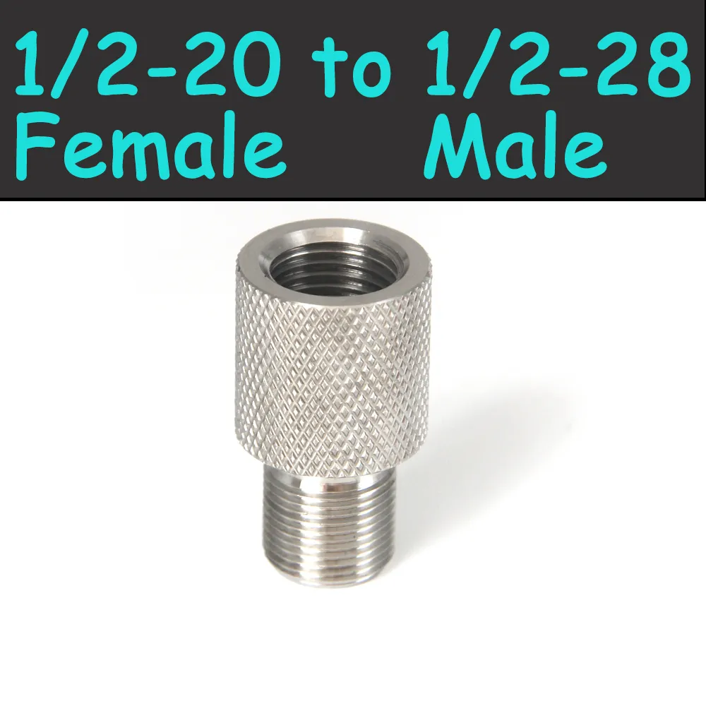 1/2-20 أنثى إلى 1/2-28 ذكور مرشح الوقود من الفولاذ المقاوم للصدأ المحول المحول للاشئ