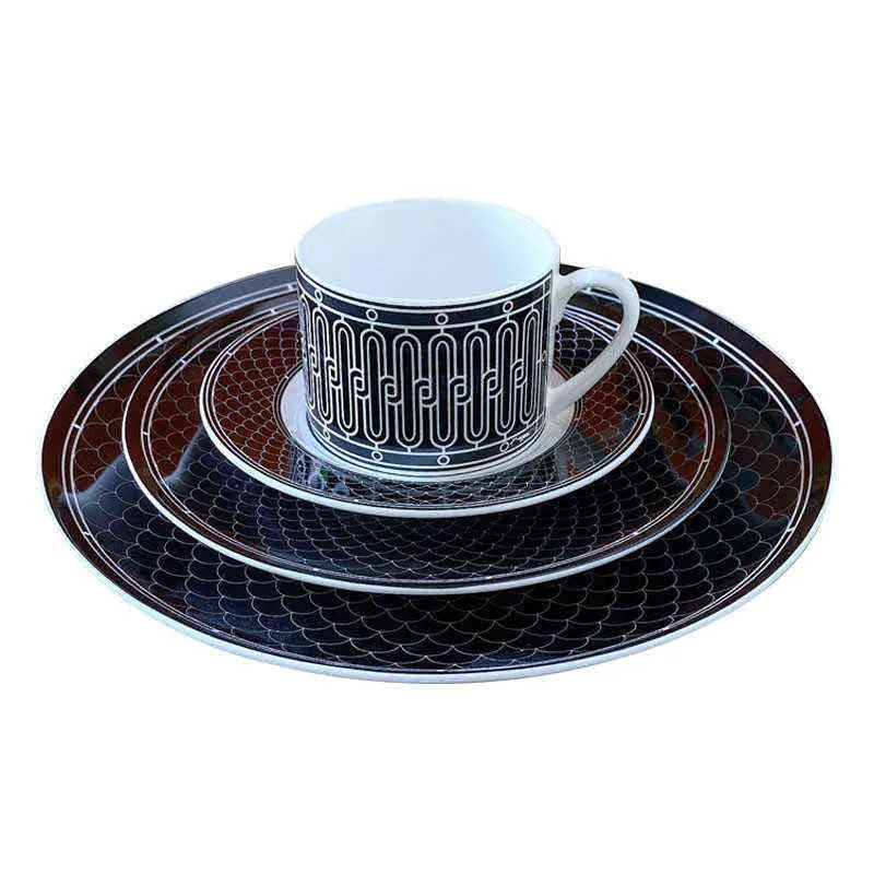 Tazas de café nórdicas Agua de lujo Café Té Taza de leche Taza de cerámica con juego de cuchara Jugo de porcelana Beber Nuevo producto Regalos T220810