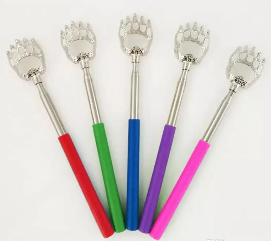 Telescopic Bear Claw Back Scratcher Easy To Fall Off Healthy Supplies Stainless Steel Scratchers High Grade C0818G03