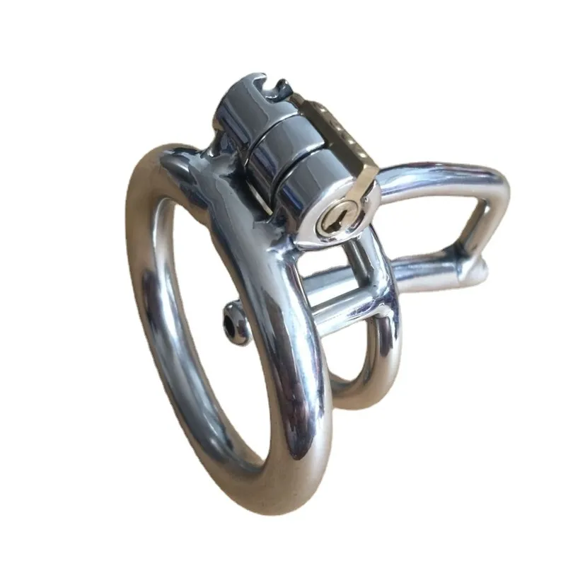 Super Small Male Chastity Devices Cock Cage Sex Slave Penis Lock Anti-Erection With Removable Urethral Sounding Catheter Shortest