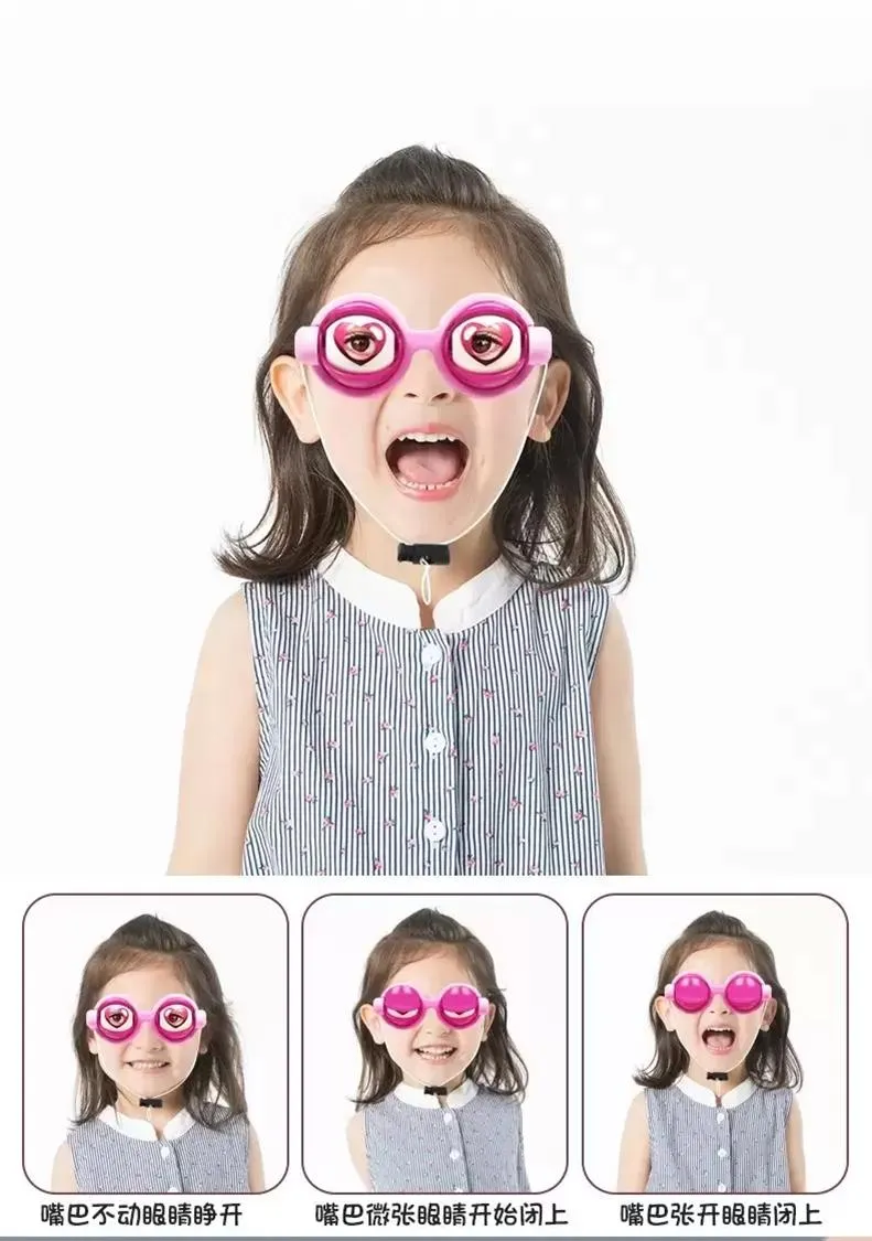 UPS 재미있는 장난 안경 장난감 공포 안구 방울 안경 미친 눈 아이 장난감 공장 도매