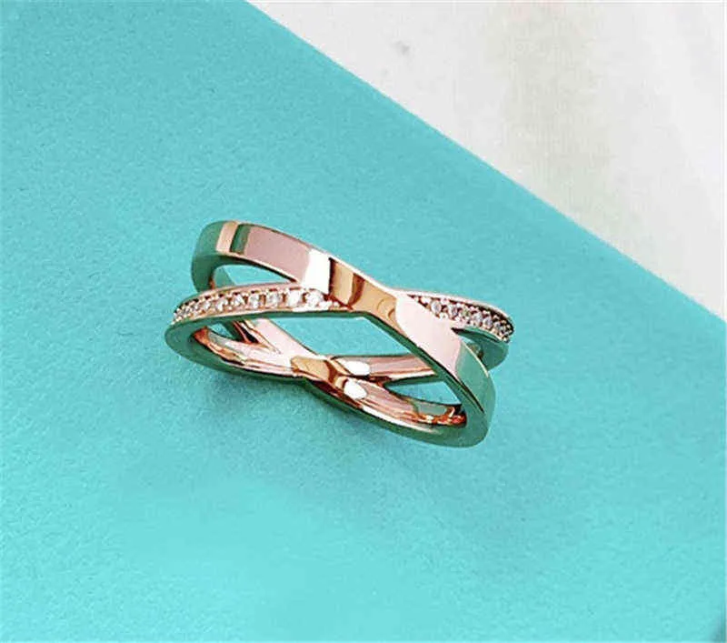 Bai Cheng Luxury Womens Ring Rose Gold Fashion Ring Brand Högkvalitativ Luxurys Herr Diamond Rings Womens Designer Jewelry 2021