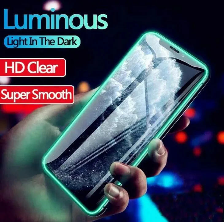 Luminous Fluorescent Tempered Glass Back Glass Screen Protector 14/13/12  Mini/11 Pro Max/X/ XS/XLR/8/7 And Samsung S22 Plus Glow In The Dark Film  2022 From Afair, $0.5