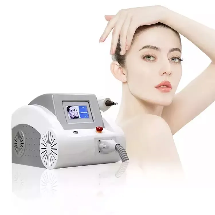 Nd yag laser machine 1064nm 532nm 1320nm q geschakelde pico koolstofpeeling pioseconde verwijder pigmentatie permanente wenkbrauw make -up remover tattoo verwijderingsapparatuur