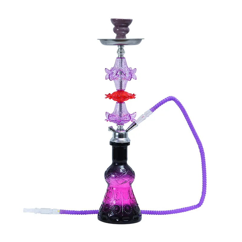 Narghilè arabo medio narghilè a tubo singolo set da fumo shisha