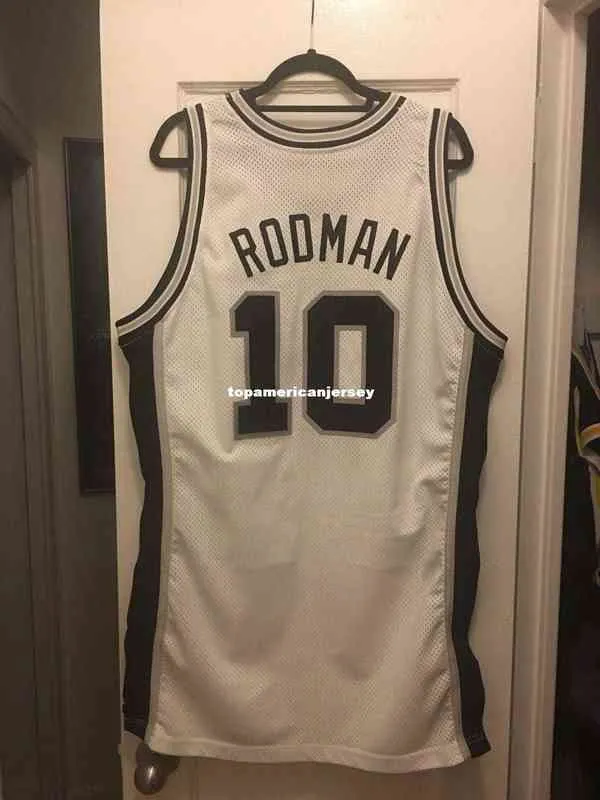 Vintage Dennis Rodman #10 genähtes Jersey Herren mit Weste Top Größe XS-6XL genähte Basketball-Trikots Ncaa