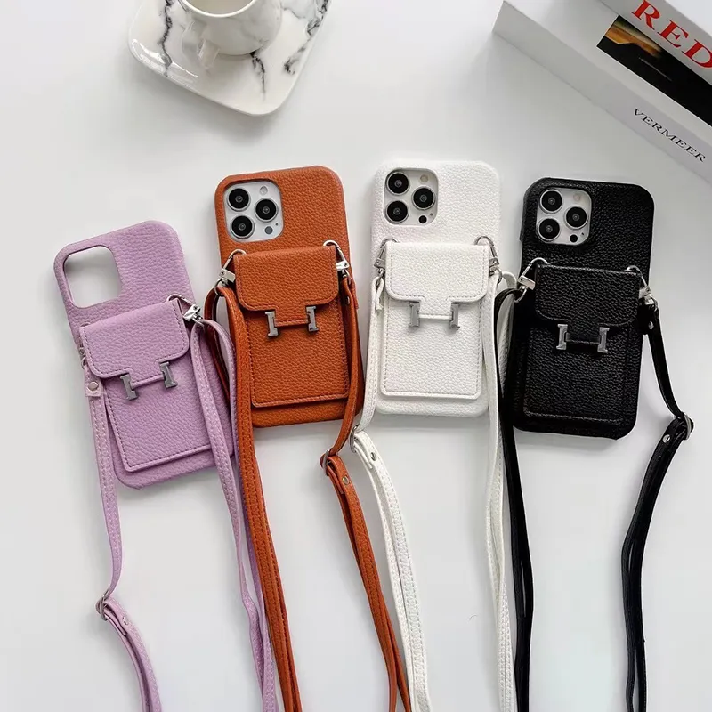 Crossbody phone shop holder