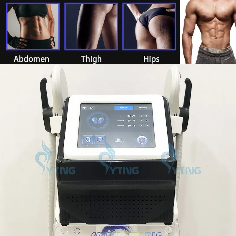 Emslim Body Shaping Device EMS Tesla Slimming Electromagnetic Muscle Stimulation Fat Burning High Intensity Beauty