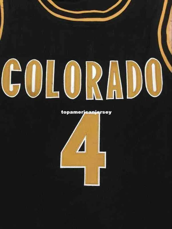 4 Chauncey Billups Colorado Buffaloes College Basketball Jerseys Retro Top Stitched McDonald ALL AMERICAN jersey vest Jerseys Ncaa